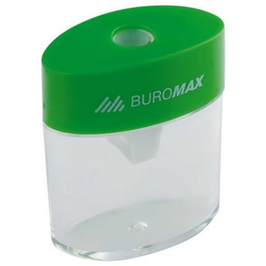 Точилка Buromax with a container, plastic (mixed colors) (BM.4752) - фото 1