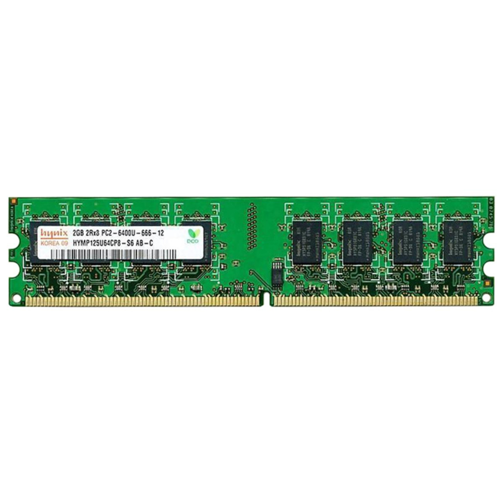 Модуль памяти для компьютера DDR2 2GB 800 MHz Hynix (HYMP125U64CP8-S6 / HYMP125U64CP8) - главное фото
