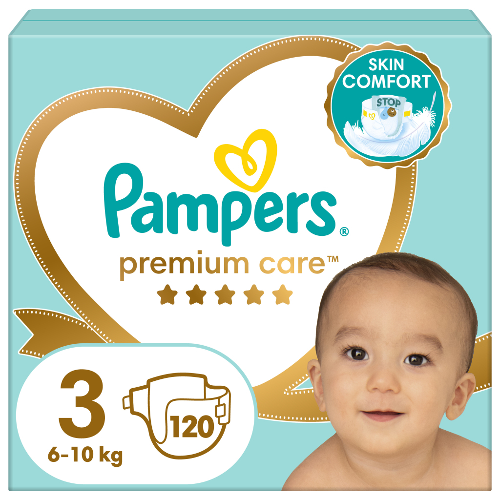 Подгузники Pampers Premium Care Midi Размер 3 (6-10 кг), 120 шт (4015400465461) - главное фото
