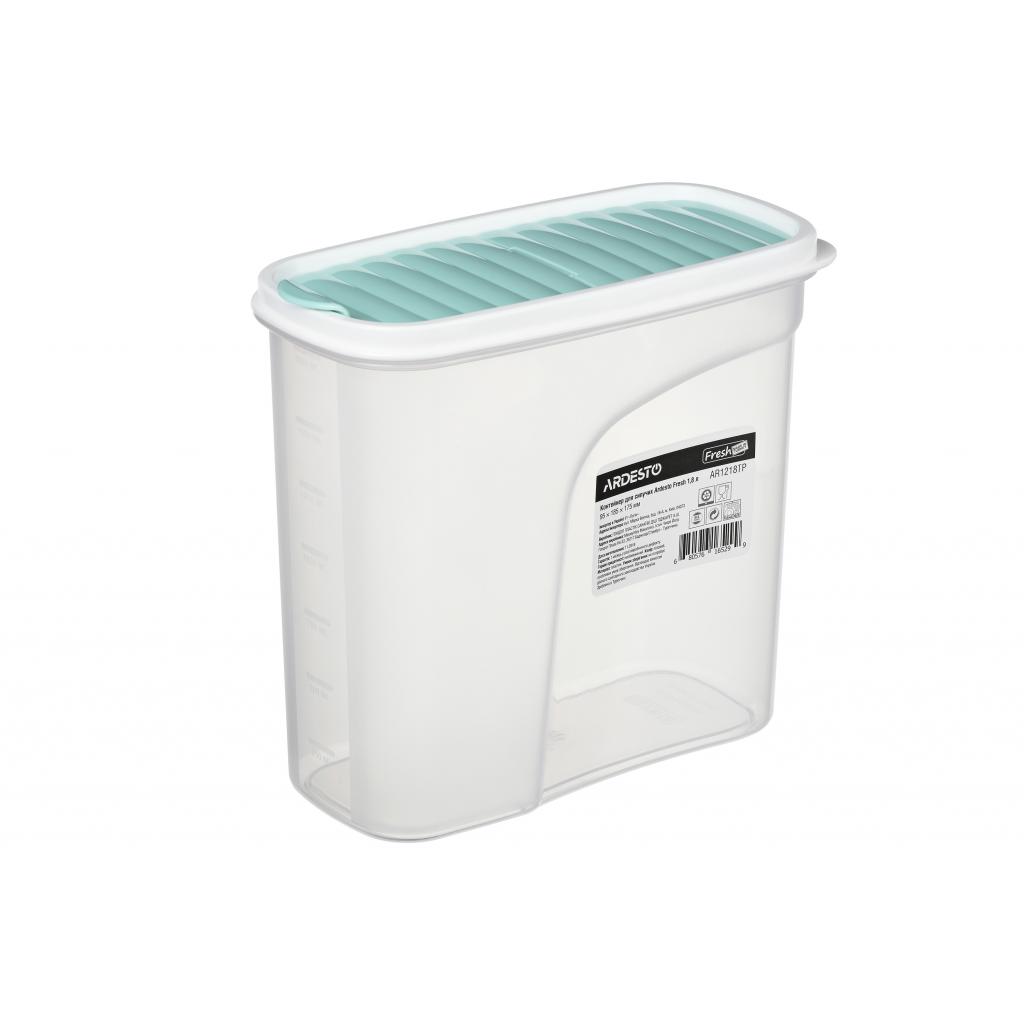 Емкость для сыпучих продуктов Ardesto Fresh 1.8 л Turquoise (AR1218TP) - главное фото
