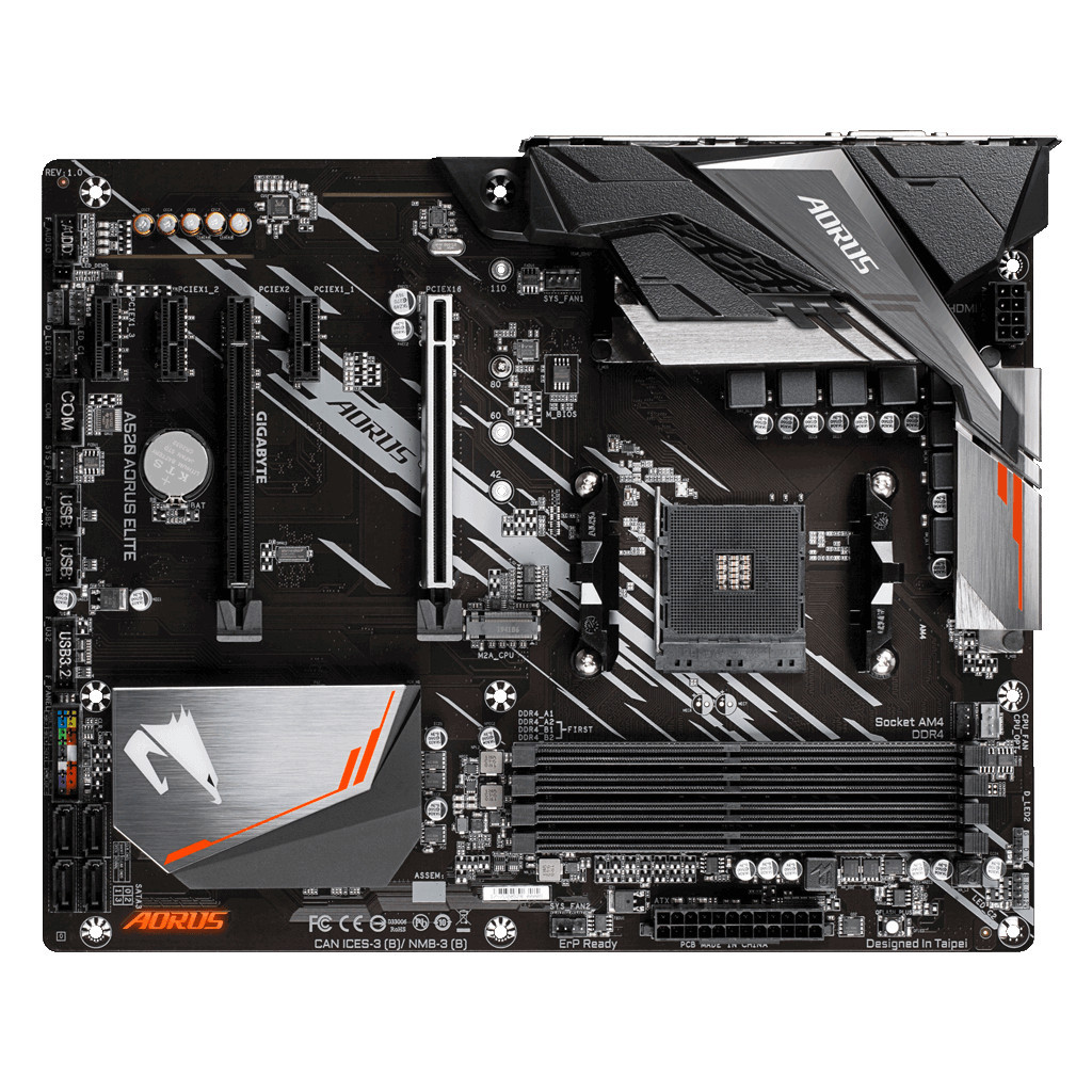 Материнская плата GIGABYTE A520 AORUS ELITE - главное фото