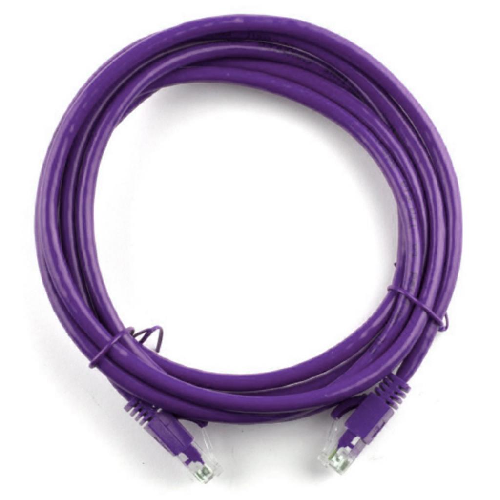 Патч-корд 5м, RJ-45, Cat.5e, CU, медь, фиолетовый Ritar (PCR-CU/5Pe / 04283) - главное фото