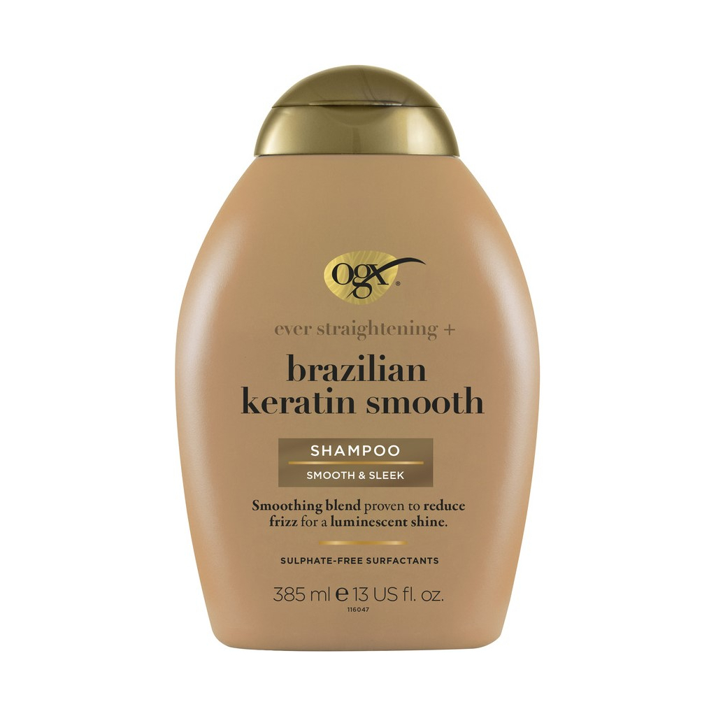 Шампунь OGX Brazilian Keratin Smooth для укрепления волос 385 мл (0022796976017) - главное фото
