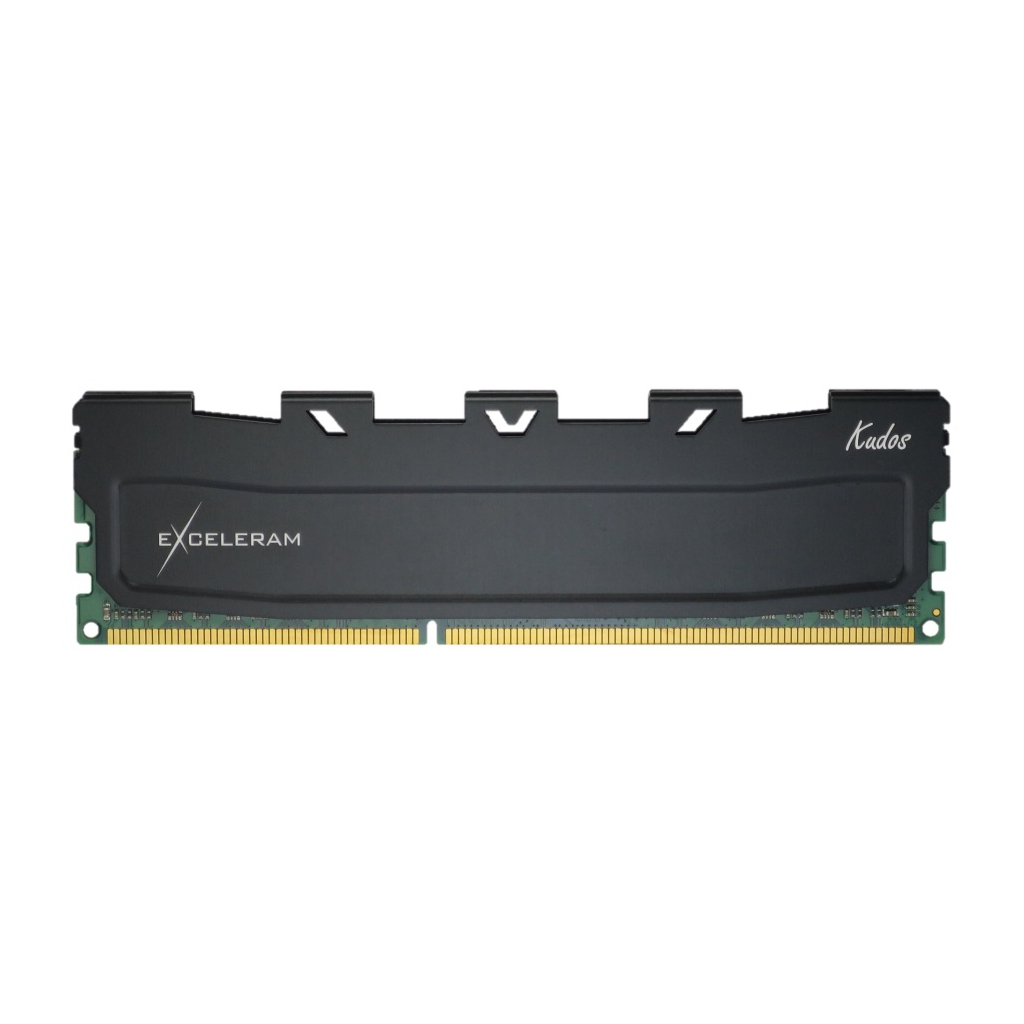 Модуль памяти для компьютера DDR3 8GB 1600 MHz Black Kudos eXceleram (EKBLACK3081611A) - главное фото