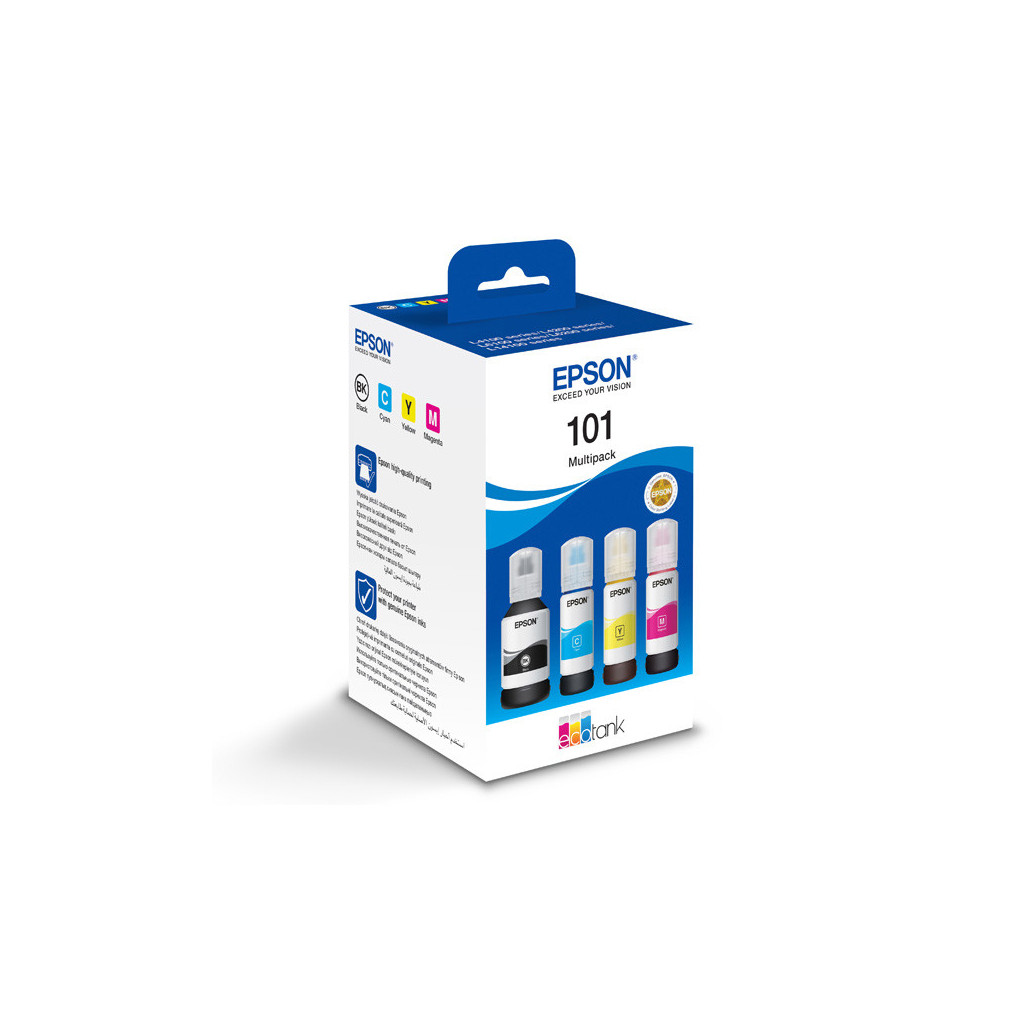 Контейнер с чернилами Epson 101 Multipack (C,M,Y,Bk) (C13T03V64A) - главное фото