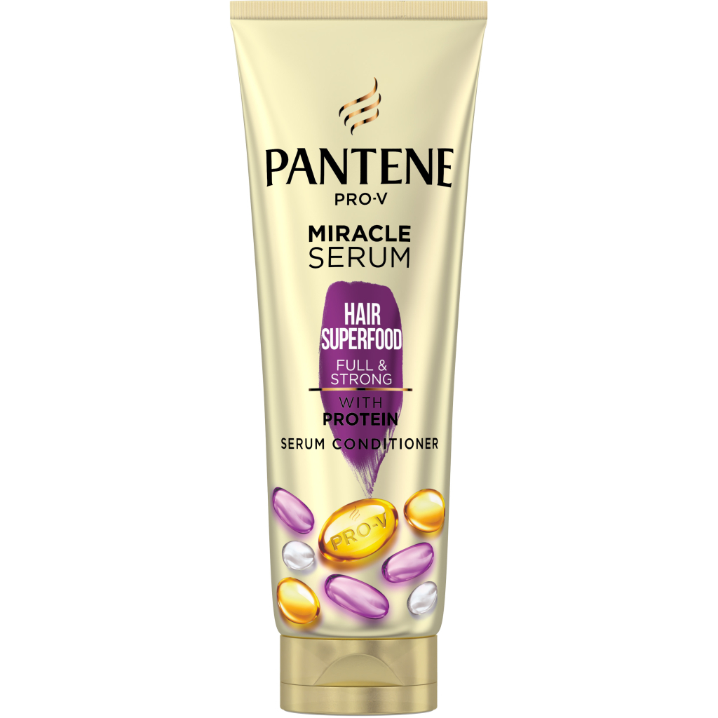Кондиционер для волос Pantene Pro-V Miracle Serum Питательный коктейль Объемные и крепкие 200 мл (8001090856005) - главное фото