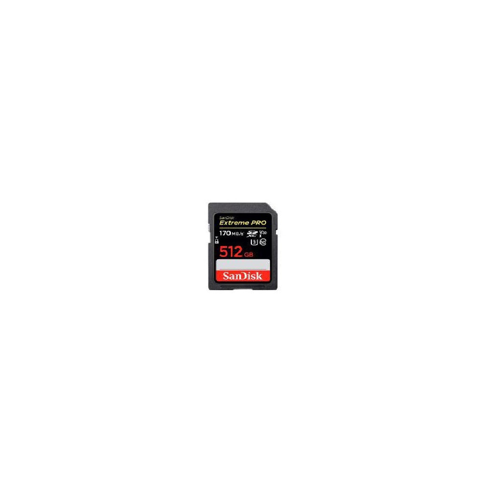 Карта памяти SanDisk 512GB SD class 10 UHS-I U3 V30 Extreme (SDSDXVV-512G-GNCIN) - главное фото