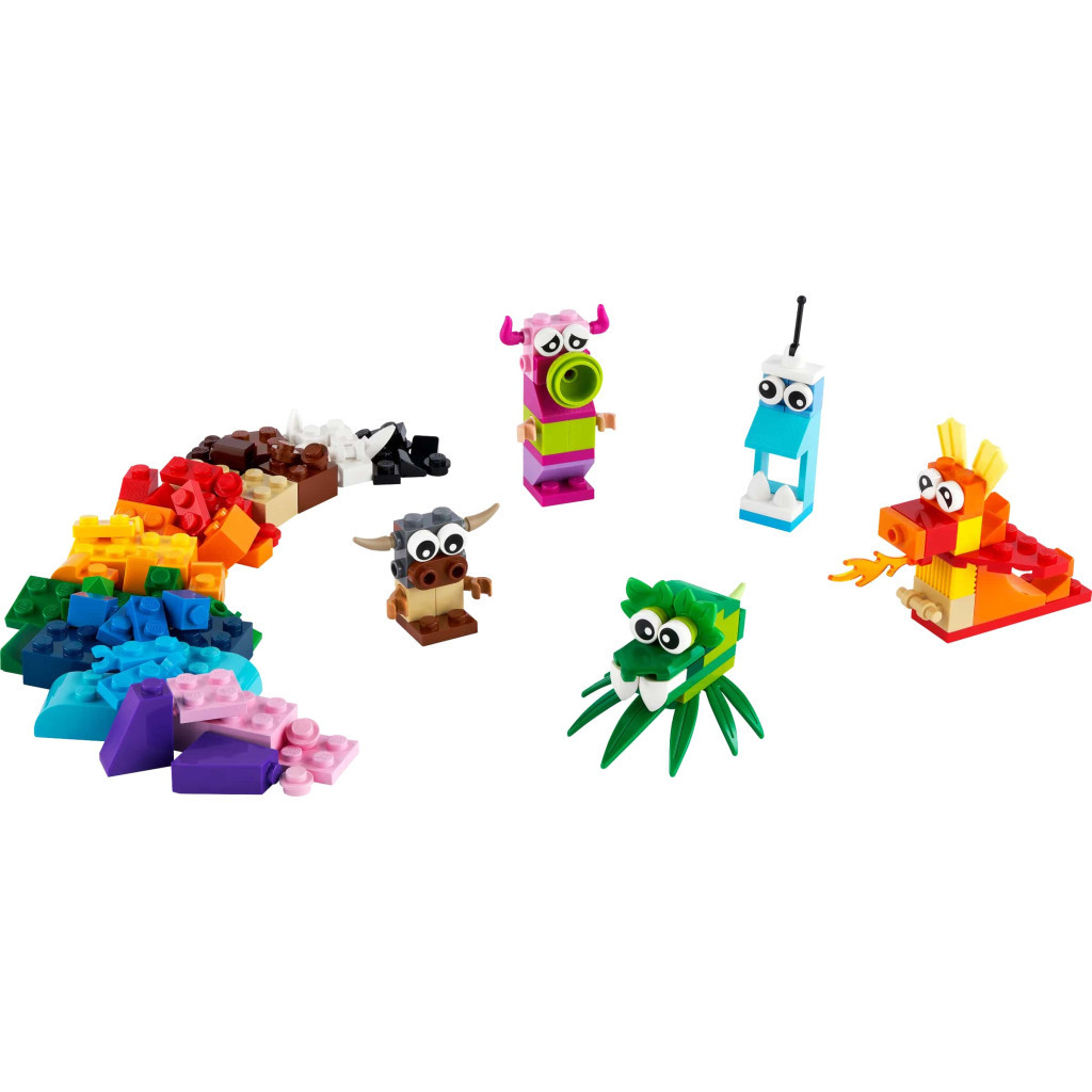 Конструктор LEGO Classic Оригинальные монстры 140 деталей (11017) - главное фото