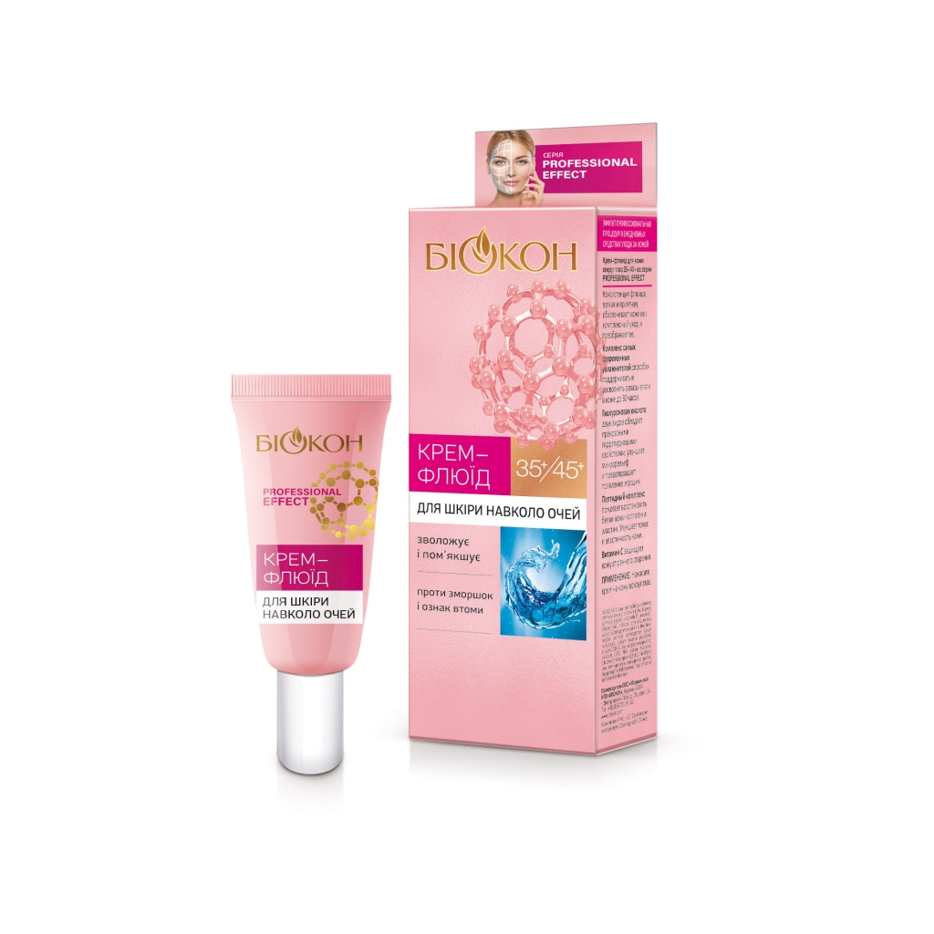 Крем для кожи вокруг глаз Біокон Professional Effect 35+/45+ Крем-филлер 25 мл (4820160037601) - главное фото