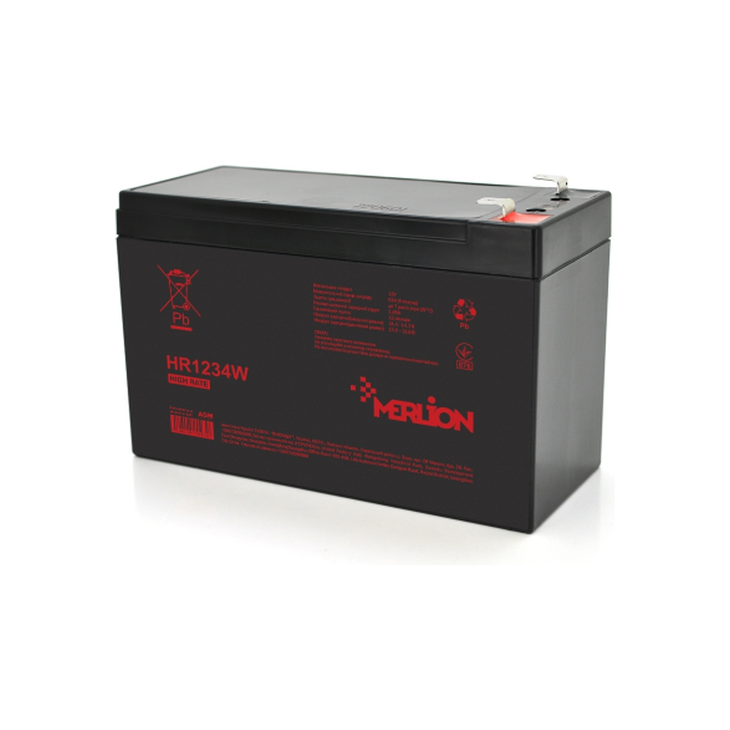 Батарея к ИБП Merlion R1232W, 12V 9.5Ah (HR1232W) - главное фото