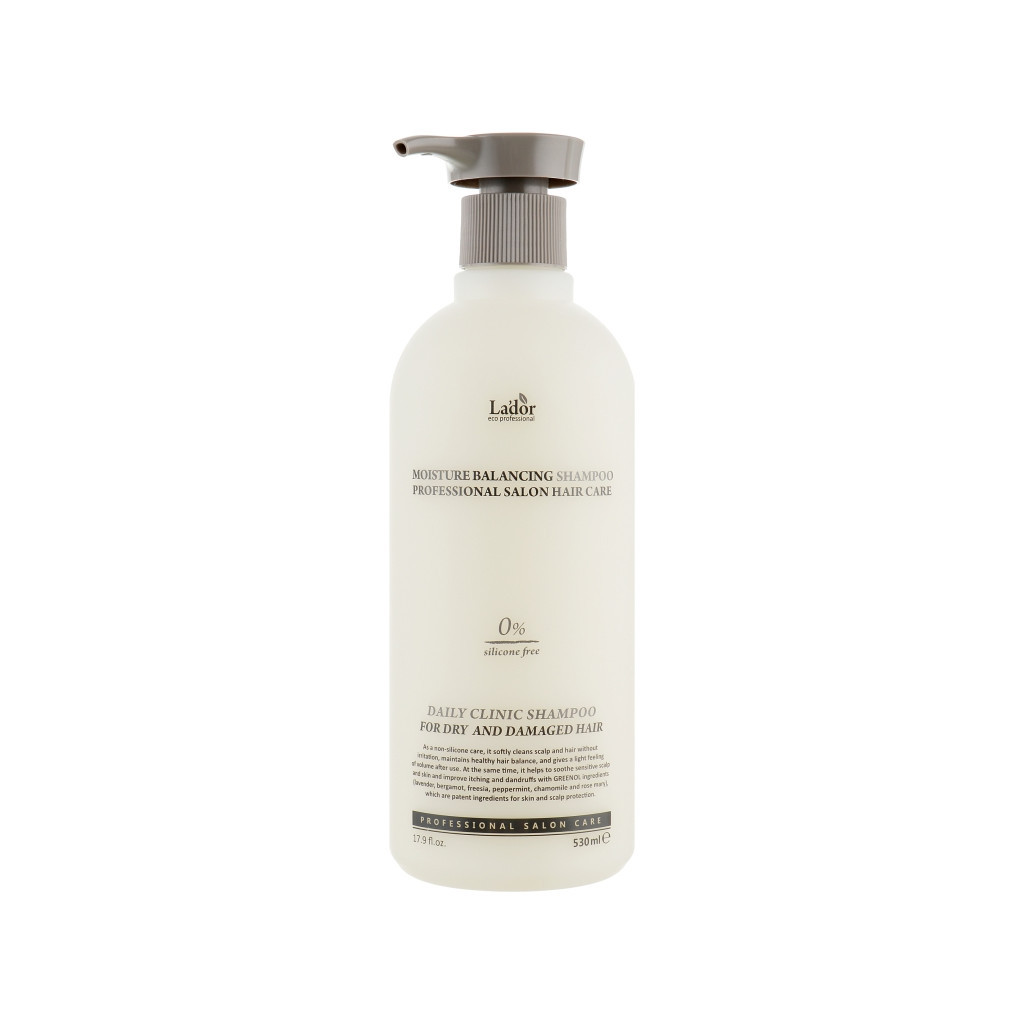 Шампунь La%27dor Moisture Balancing Shampoo Бессиликоновый увлажняющий 530 мл (8809500810889) - главное фото